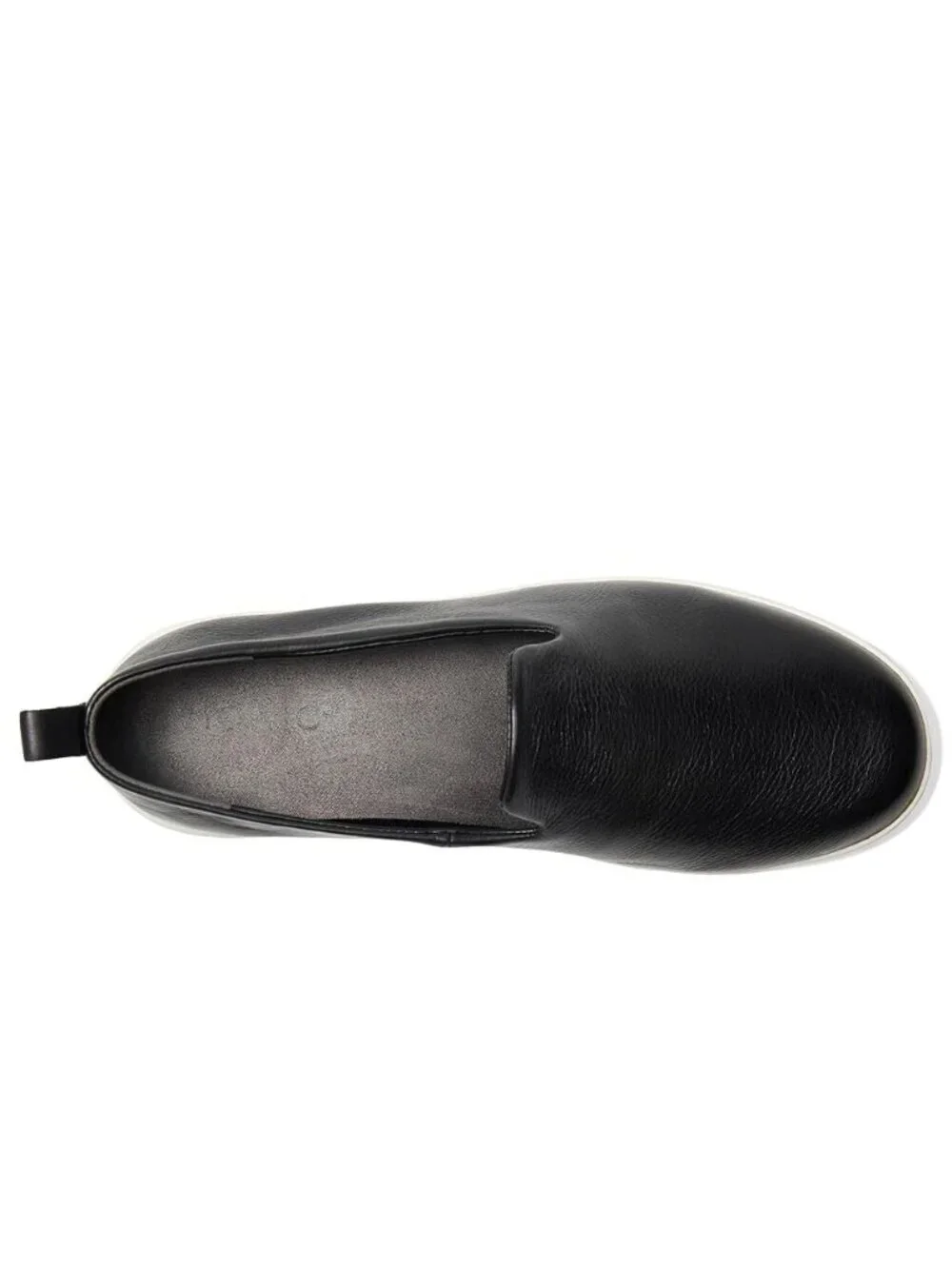 VIONIC Uptown Willa Black Leather Slip On Sneakers Womens 9.5 WIDE Arch Support